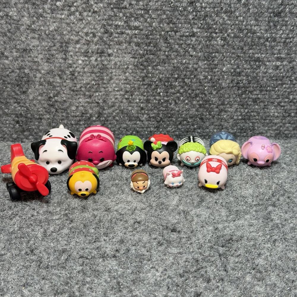 Disney Tsum Tsum Lot Of 12 Figures Stackable Mini Toys Assorted Multi Series